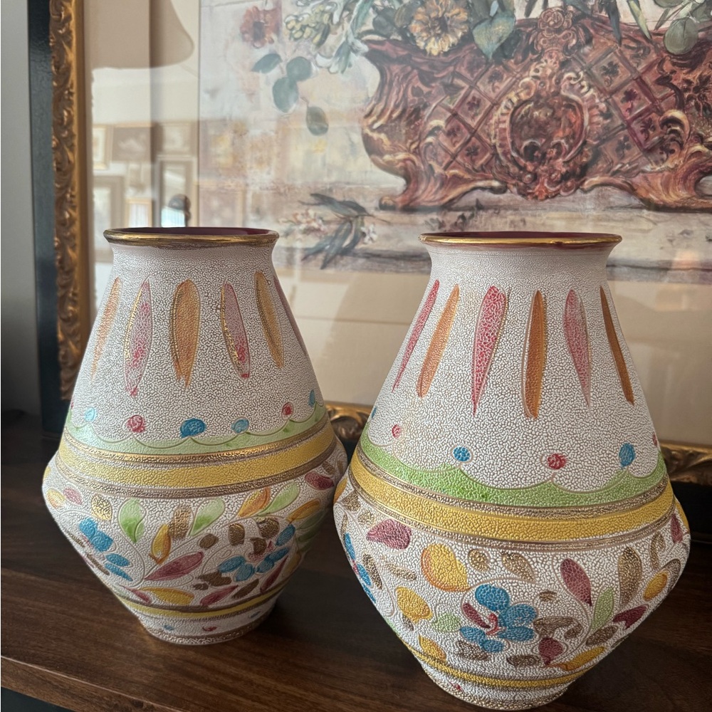 Colorful Patterned Vases